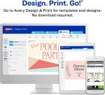Avery Clean Edge Printable Business Cards with Sure Feed Technology, 2" x 3.5", Glossy White, 200 Blank Cards for Inkjet Printers (8859) - Image 7
